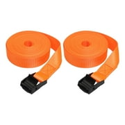 oshhnii 2 Multifunctional Car Roof Rack Tie Down Straps Heavy Duty Belts for Motorcycles Orange